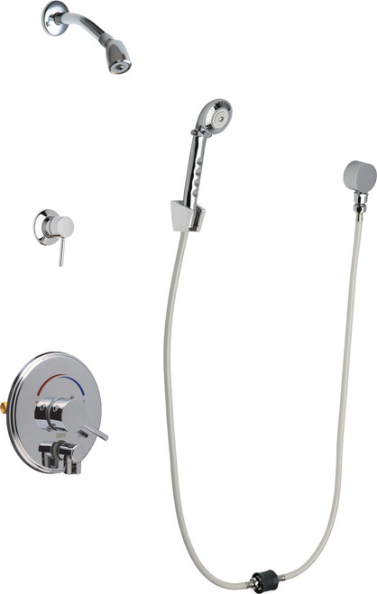Chicago Faucets SH-PB4-33-030 Pressure Balancing Shower Fitting with Auto-Drain