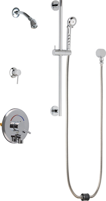 Chicago Faucets SH-PB4-33-041 Pressure Balancing Shower Fitting with Auto-Drain