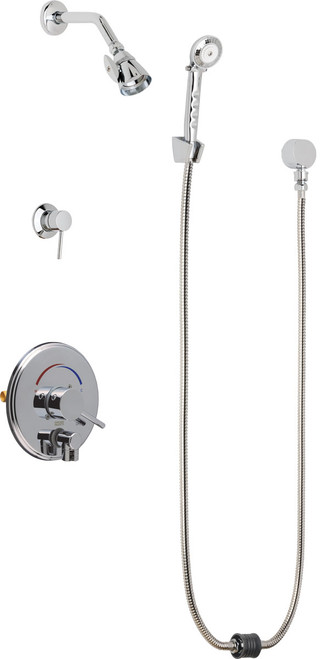 Chicago Faucets SH-PB4-36-024 Pressure Balancing Shower Fitting with Auto-Drain