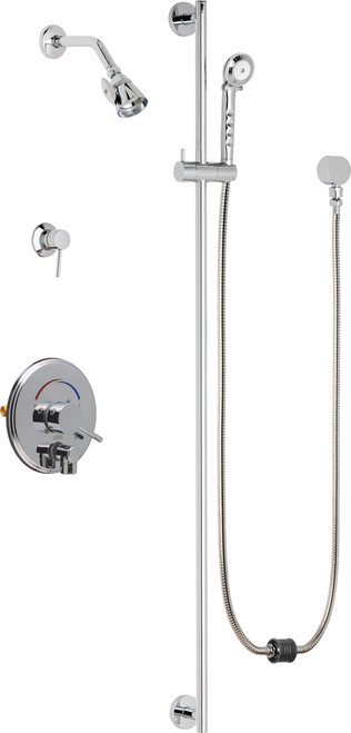 Chicago Faucets SH-PB4-37-042 Pressure Balancing Shower Fitting with Auto-Drain