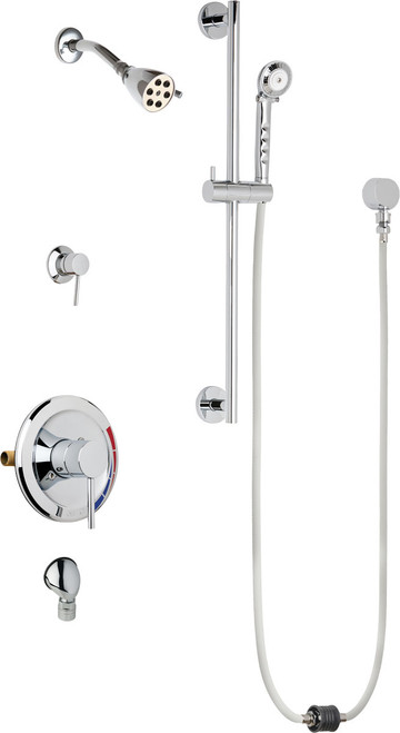 Chicago Faucets SH-PB5-31-031 Pressure Balancing Shower Fitting with Auto-Drain
