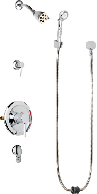 Chicago Faucets SH-PB5-31-040 Pressure Balancing Shower Fitting with Auto-Drain