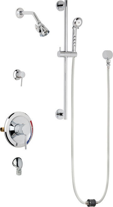 Chicago Faucets SH-PB5-37-051 Pressure Balancing Shower Fitting with Auto-Drain