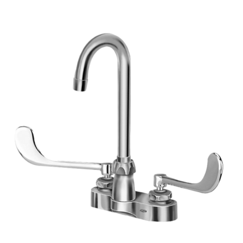 Zurn Z812A6-XL-22F AquaSpec 3-1/2" Centerset Gooseneck Faucet 6" Wrist Blade 1.0 GPM