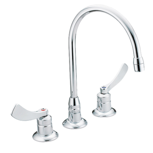Moen 8225SMF15 Chrome Two-Handle Kitchen Faucet 1.5 GPM