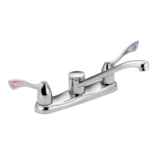 Moen 8798 M-BITION Chrome Two-Handle Kitchen Faucet 1.5 GPM
