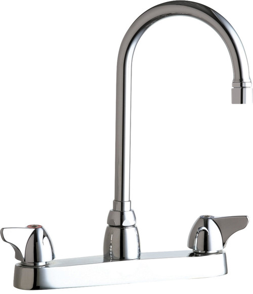 Chicago Faucets 1100-GN2AE35XKABCP Manual Sink Faucet