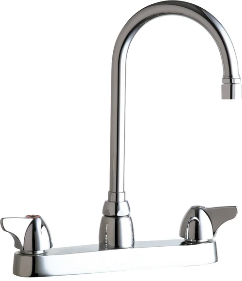 Chicago Faucets 1100-GN2AE3VXKAB Manual Sink Faucet