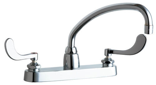 Chicago Faucets 1100-L9E35-317XKAB Manual Sink Faucet