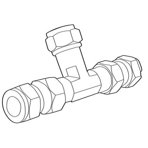 Moen 104425 Mixing Tee With Check Valves