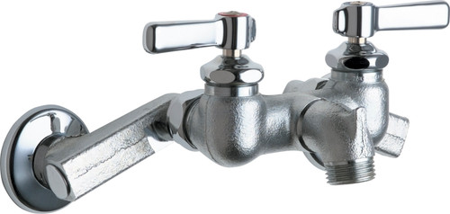 Chicago Faucets 305-RXKCRCF Wall-Mounted Manual Faucet with Adjustable Centers