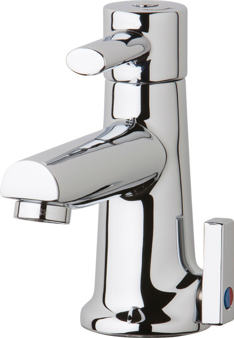 Chicago Faucets 3512-E2805AB Deck-Mounted Manual Faucet Single-Hole Mounting