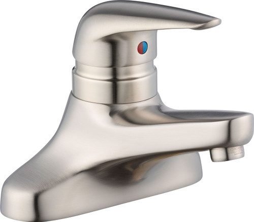 Chicago Faucets 420-E2805ABBN Deck-Mounted Manual Faucet with 4" Centers