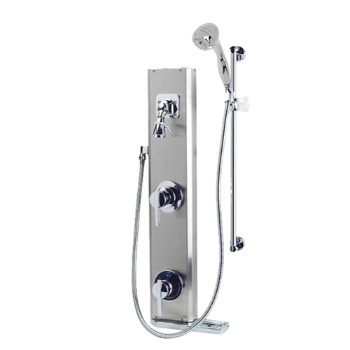 Zurn Z7500-DV-2P-HW-2.0 Aqua-Panel Institutional Shower Unit 2.0 GPM