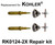 For Kohler RK0124-2X 2 Valve Rebuild Kit Cross