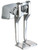 Chicago Faucets 625-LPABCP Hot & Cold Water Pedal Box Long Pedals