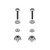 Kohler 1104015 Toilet Seat Hardware Kit