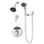 Symmons 1-1170VT-H401-V Visu-Temp W/Clear-Vue Shower/Hand Shower System