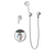 Symmons 1-50VT-FS-TRM Safetymix/Visu-Temp Tub/Hand Shower Trim