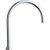 Chicago Faucets GN8AJKABCP 8" Rigid/Swing Gooseneck Spout