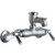 Chicago Faucets 305-VBXKRCF Wall-Mounted Manual Faucet With Adjustable Centers