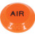 Chicago Faucets 216-278JKNF Orange Air Laboratory Index Button "AIR"