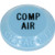 Chicago Faucets 216-678COMPAIRJKNF Violet Compressed Air Laboratory Index Button "COMP AIR"