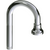Chicago Faucets 225-001KJKABCP 3-1/2" Rigid Gooseneck Spout With Spray