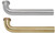 Matco-Norca WB0718RB22 Waste Bend 1-1/2” x 18” Rough Brass 22 Gauge.