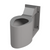 Metcraft HET4643-LR Ligature Resistant Toilet 12″ Rough-In for Floor Outlet Waste.