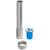 Zurn P6001-A-AA-CP Vacuum Breaker Flush Tube with Nut 1 1/4"x 9