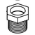 Willoughby 380992 Pneumatic Valve Brass Valve Body Adapter Fitting