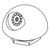 Willoughby 380069A Ligature Resistant 30* Spray Angle Hemispherical Shower Head 