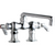 Chicago Faucets 772-ABCP Deck-Mounted Manual Sink Faucet With 3-3/8" Centers