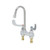 T&S Brass B-0892-01 Medical Faucet Deck Mount Swivel/Rigid Gooseneck 4" Wrist Blade Handles