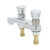 T&S Brass B-0831-F05 Metering Faucet Deck Mount 4" Centers Push Button Handles