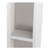 Whitehall Manufacturing WHD-SHV15-MF Solid Surface High Polish Mirror Finish SS Back Panel Ligature-Resistant Recessed 15" Shelving