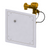 Whitehall Manufacturing WH2898ADA-SL-16 BestCare® Ligature-Resistant Access Panel with Hydraulic Flush Valve for Toilet