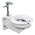 Whitehall Manufacturing WH2105BAR-W-1 Ligature Resistant SS Wall Supply Bariatric Off-Floor Siphon Jet Toilet.