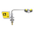 Bradley S19-274BL Laboratory Left-Hand Application Swing-Away Eyewash.