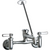 Chicago Faucets 897-CCP Wall-Mounted Manual Sink Faucet With 8" Centers