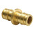 Uponor LF4543850 ProPEX LF Brass Coupling, 3 ⁄8" PEX x 1/2" PEX