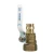 Uponor LFT4907575SS ProPEX LF Brass Transition Ball Valve 3/4" PEX x 3/4" FNPT
