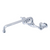 Central Brass 0047-UA4 Two Handle Wall Mount Kitchen Faucet
