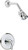 Chicago Faucets 1907-TK622LTKCP Tub and Shower Trim Kit with Shower Head