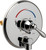 Chicago Faucets 1921-VOCCP 1921 Series Thermostatic/Pressure Balancing Shower Valve with Auto-Drain