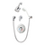 Symmons 1-117-FS-X-CHKS-NS Safetymix Shower/Hand Shower