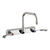 Chicago Faucets W8W-DB6AE1-317ABCP Wall Mounted Manual Sink Faucet