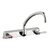 Chicago Faucets W8W-L9E35-369ABCP Wall Mounted Manual Sink Faucet