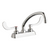 Chicago Faucets W4D-L9E35-317ABCP Deck Mounted Manual Sink Faucet